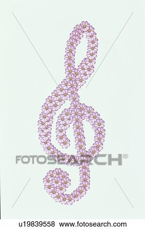 Stock Photo - The G Clef. Fotosearch