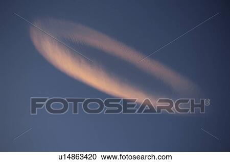 Twilight And Circular Clouds View Large Photo Image Stock Image - Twilight And Circular Clouds. Fotosearch