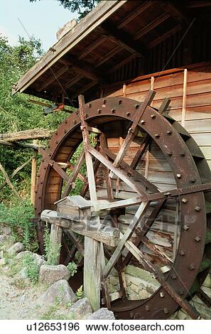 Water Mill Near Cottage View Large Photo Image Stock Photograph - Water Mill Near Cottage. Fotosearch