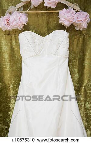 Wedding dress (close-up) View Large Photo Image Stock Image - Wedding dress (close-up). Fotosearch