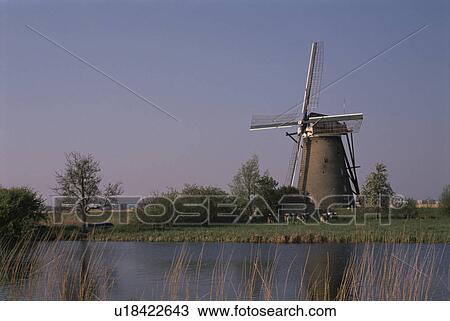 Windmill View Large Photo Image Stock Image - Windmill. Fotosearch