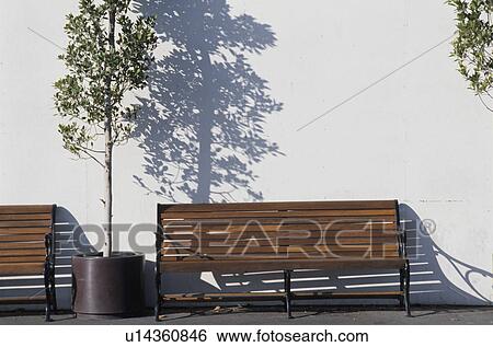 A Wooden Bench View Large Photo Image Stock Photograph - A Wooden Bench. Fotosearch