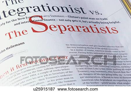 Stock Photo - Alphabetic Character Magazine. Fotosearch