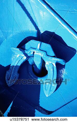 Stock Image - Anchor In Blue. Fotosearch