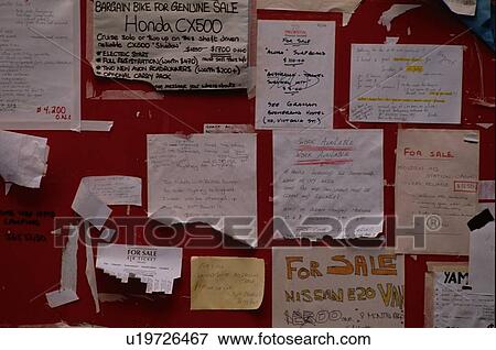 Stock Photo - Bulletin Board. Fotosearch