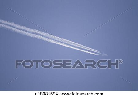 Picture - Contrail. Fotosearch