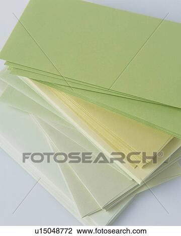 Stock Image - Pile Of Multi-Colored Paper. Fotosearch