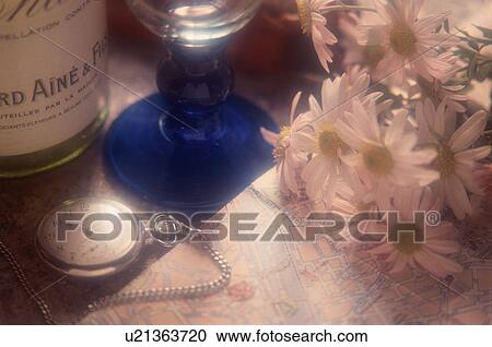 Pocket Watch, Map And Flowers View Large Photo Image Stock Image - Pocket Watch, Map And Flowers. Fotosearch