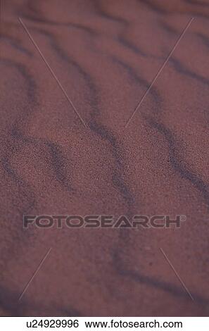 Stock Photograph - Sand With Wave Patterns. Fotosearch