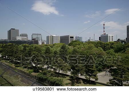 Stock Image - Scenery In The Center Of Tokyo. Fotosearch