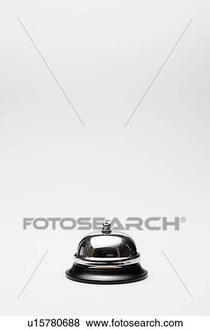 Stock Photo - Single Desk Bell. Fotosearch