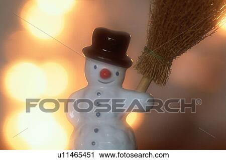 Stock Image - Snowman Decoration. Fotosearch