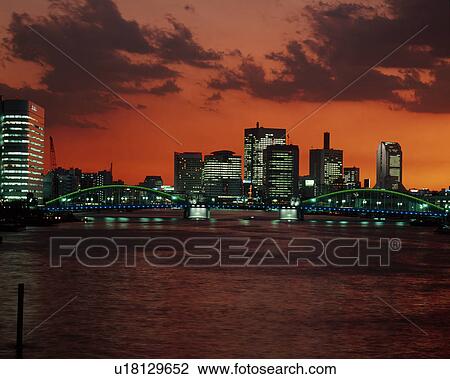 Tokyo At Night View Large Photo Image Stock Image - Tokyo At Night. Fotosearch