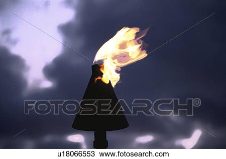 Stock Image - Torch. Fotosearch