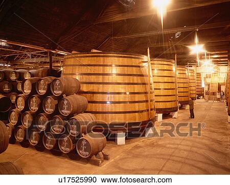 Stock Image - Wine Warehouse. Fotosearch