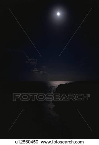 A Full Moon And The Sea View Large Photo Image Stock Image - A Full Moon And The Sea. Fotosearch