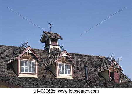 Stock Photography - A Small Window And A Roof. Fotosearch