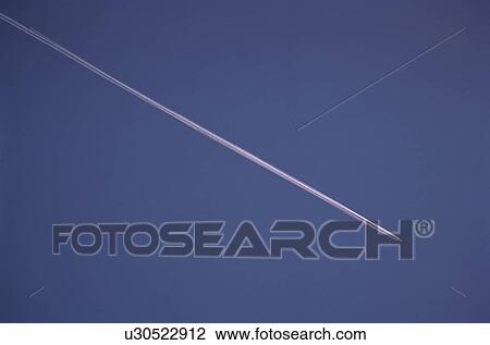 Airplane In Sky View Large Photo Image Stock Image - Airplane In Sky. Fotosearch