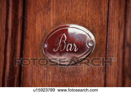 Stock Photo - Bar Sign. Fotosearch
