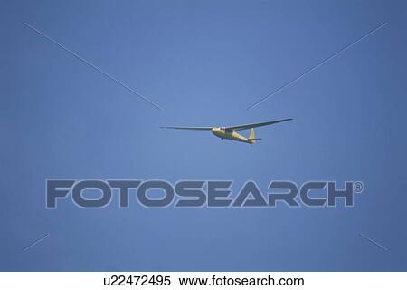 Glider Which Flies In The Sky View Large Photo Image Stock Photography - Glider Which Flies In The Sky. Fotosearch