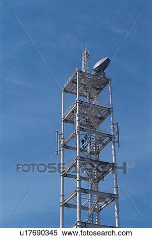 Radio Tower View Large Photo Image Stock Photography - Radio Tower. Fotosearch