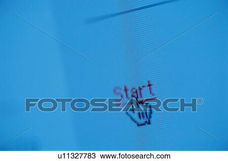 Stock Image - "Start". Fotosearch