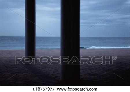 Stock Photo - Terrace By Ocean. Fotosearch