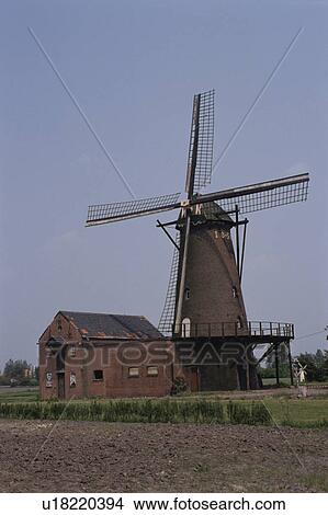 Windmill View Large Photo Image Picture - Windmill. Fotosearch