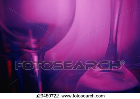 Wine Glasses In Purple View Large Photo Image Stock Image - Wine Glasses In Purple. Fotosearch