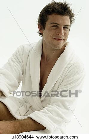 Young Man in Dressing Gown View Large Photo Image Picture - Young Man in Dressing Gown. Fotosearch