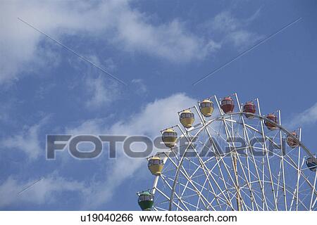A Ferris Wheel And The Sky View Large Photo Image Stock Photograph - A Ferris Wheel And The Sky. Fotosearch