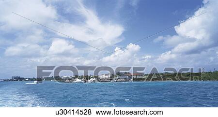 Caribbean Sea View Large Photo Image Stock Photo - Caribbean Sea. Fotosearch
