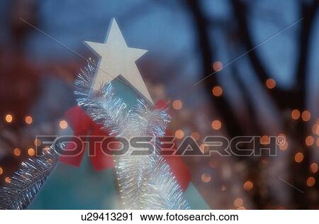 Stock Image - Christmas Tree And Star. Fotosearch