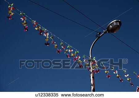 Stock Photography - Decorations Near Lamppost. Fotosearch