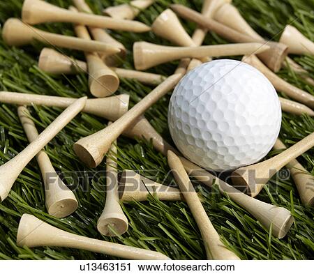 Golf Ball and Tees View Large Photo Image Stock Image - Golf Ball and Tees. Fotosearch
