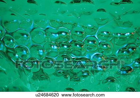 Stock Image - Ice With Concave Spots. Fotosearch
