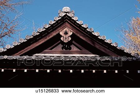 Stock Image - Japanese-Style Gable. Fotosearch