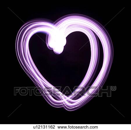 Love Heart Drawn with Light View Large Photo Image Stock Image - Love Heart Drawn with Light. Fotosearch