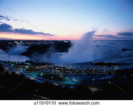 Niagara Falls At Night View Large Photo Image Stock Image - Niagara Falls At Night. Fotosearch