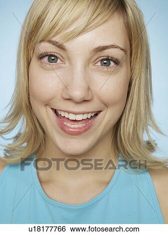 Portrait of Young Woman View Large Photo Image Stock Photograph - Portrait of Young Woman. Fotosearch