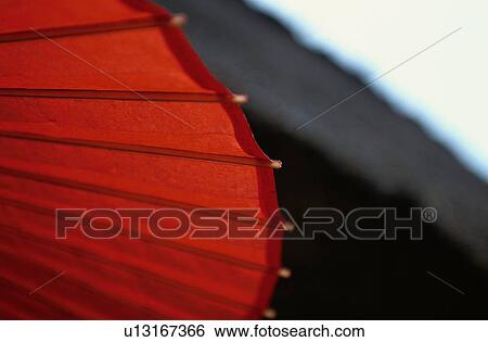 Red Paper Umbrella View Large Photo Image Stock Photograph - Red Paper Umbrella. Fotosearch