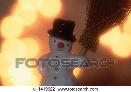 Stock Image - Snowman Decoration. Fotosearch