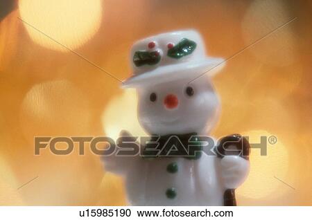 Stock Image - Snowman Decoration. Fotosearch