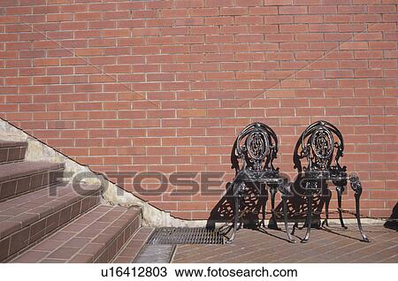 Stairs And A Chair View Large Photo Image Stock Image - Stairs And A Chair. Fotosearch