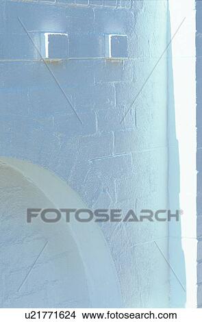 White Brick Wall View Large Photo Image Picture - White Brick Wall. Fotosearch