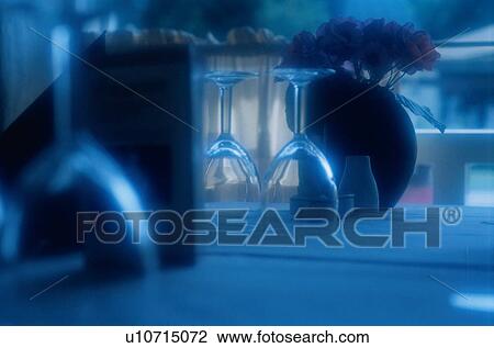 Wine Glasses Upside Down View Large Photo Image Stock Image - Wine Glasses Upside Down. Fotosearch