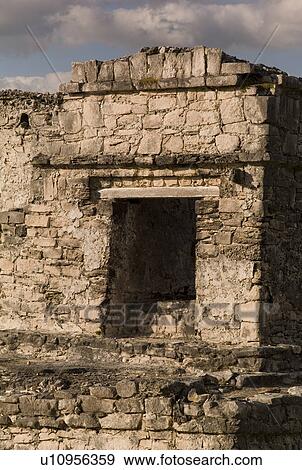 Ancient ruins in Tulum Mexico View Large Photo Image Stock Photo - Ancient ruins in Tulum Mexico. Fotosearch