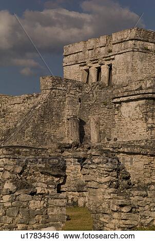 Ancient ruins in Tulum Mexico View Large Photo Image Stock Photograph - Ancient ruins in Tulum Mexico. Fotosearch