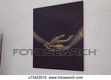 Artwork on wall View Large Photo Image Stock Image - Artwork on wall. Fotosearch