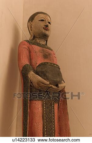 Stock Image - Buddha statue in Tulum Mexico. Fotosearch